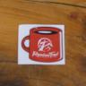 Red Mug Sticker
